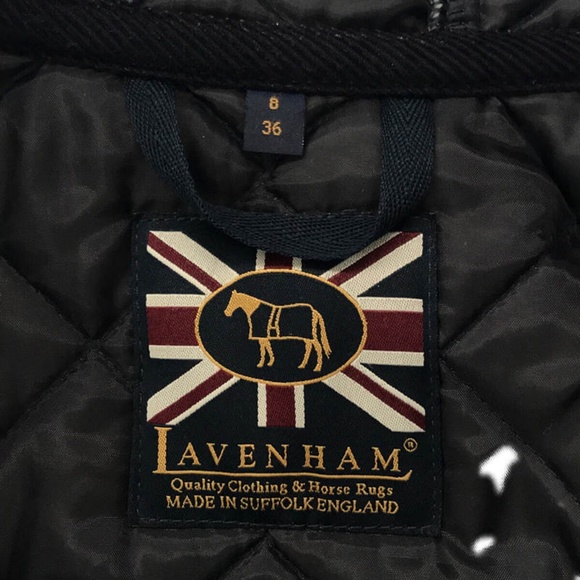 Lavenham Quilted Jacket (NAVY BLUE) - Picture 6 of 6